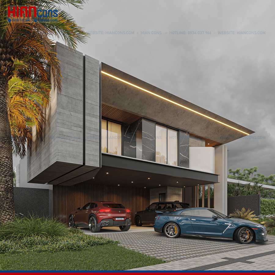 Thi Công Biệt Thự Hiện Đại Tinh Tế