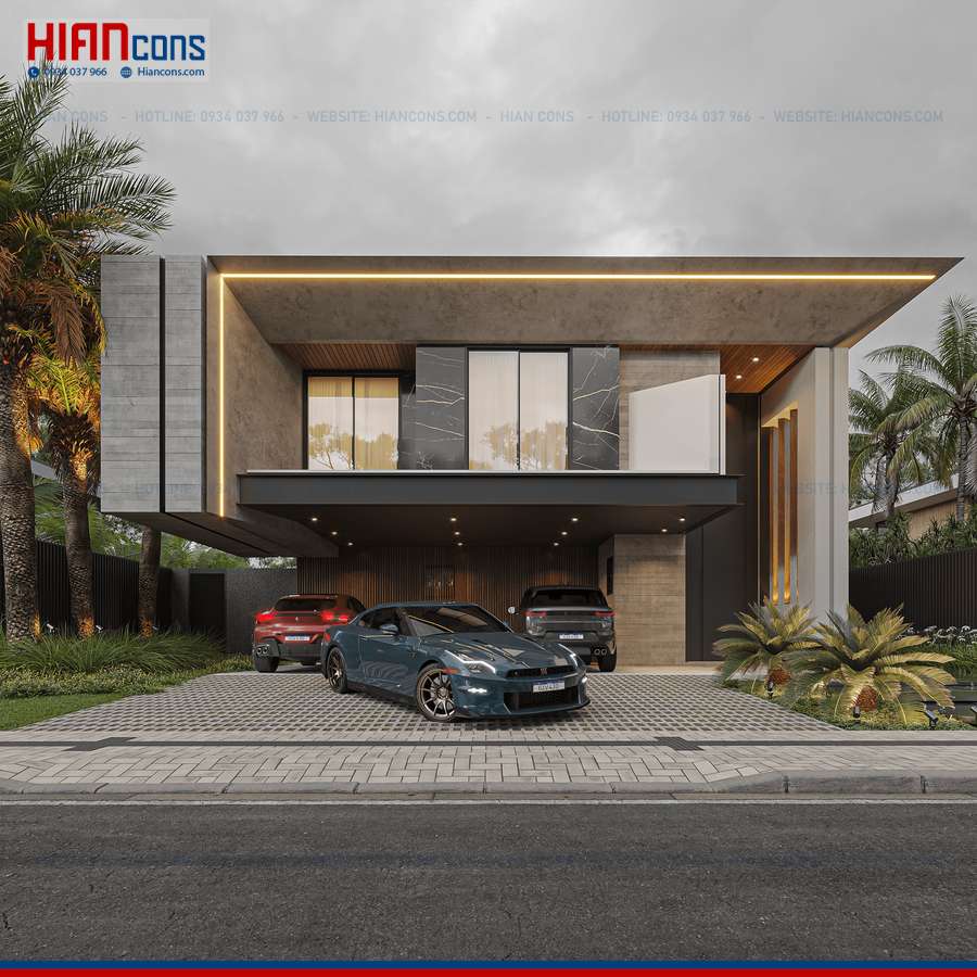 Thi Công Biệt Thự Hiện Đại Tinh Tế