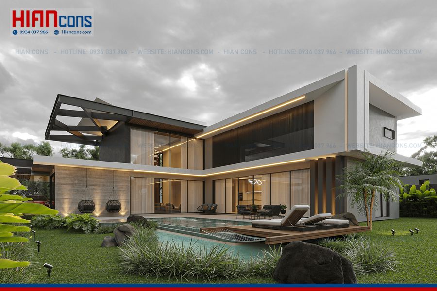 Thi Công Biệt Thự Hiện Đại Ấn Tượng