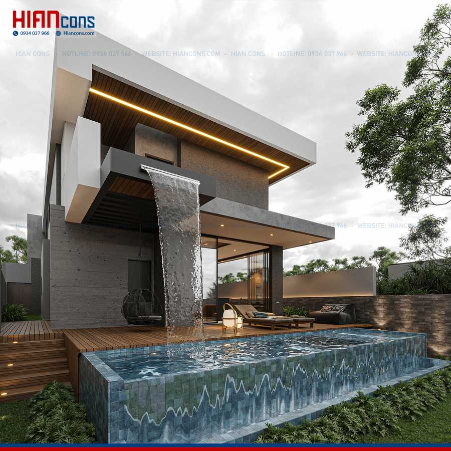 Thi Công Biệt Thự Hiện Đại Tối Giản