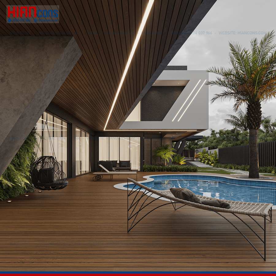Thi Công Biệt Thự Hiện Đại Phóng Khoáng