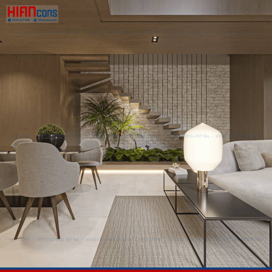 Thi Công Biệt Thự Hiện Đại Mở Rộng