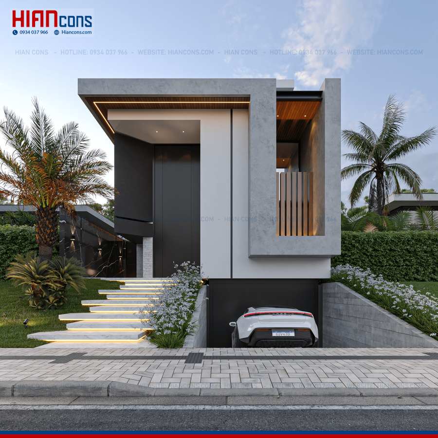 Thi Công Biệt Thự Hiện Đại Mở Rộng