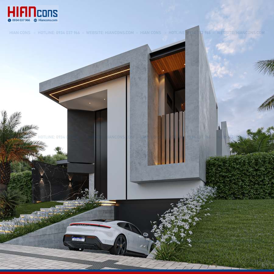 Thi Công Biệt Thự Hiện Đại Mở Rộng