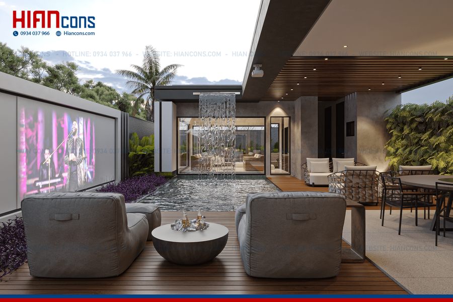 Thi Công Biệt Thự Hiện Đại Mở Rộng