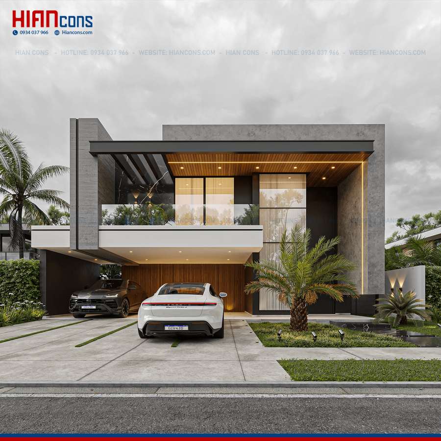 Báo Giá Biệt Thự Hiện Đại Ấn Tượng