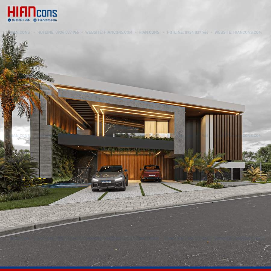 Biệt Thự Hiện Đại 1 Tầng