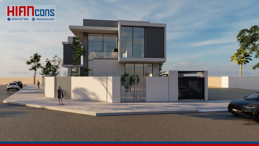 Báo Giá Biệt Thự Hiện Đại 1 Tầng