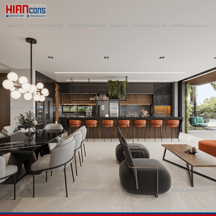 Biệt Thự Hiện Đại 2 Tầng