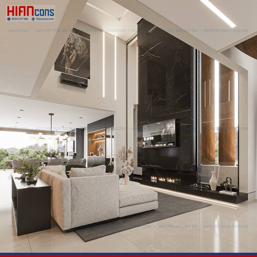 Biệt Thự Hiện Đại 2 Tầng