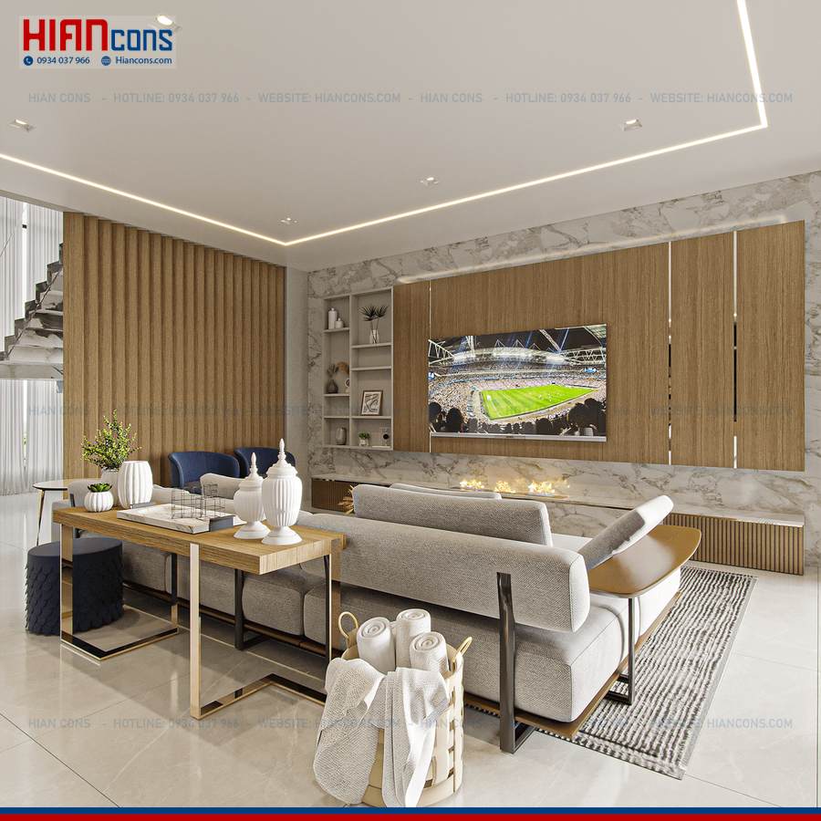Thiết Kế Biệt Thự Hiện Đại 2 Tầng