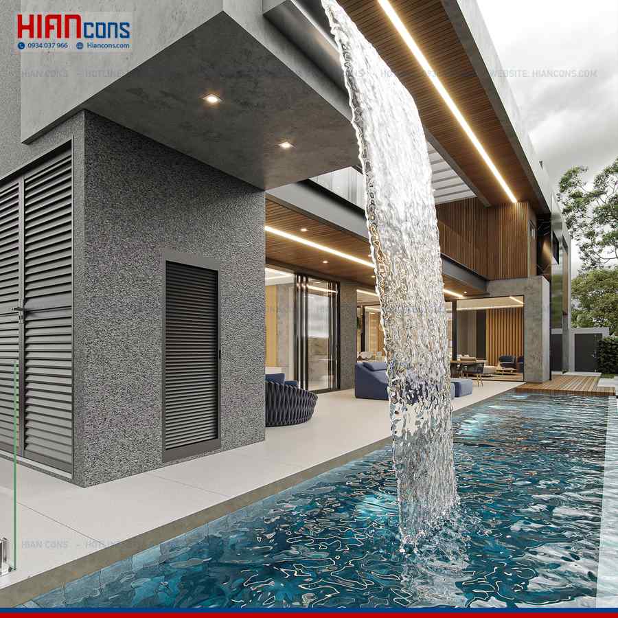 Thiết Kế Biệt Thự Hiện Đại 2 Tầng