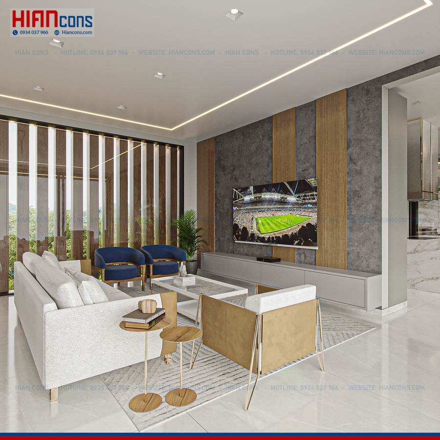 Thiết Kế Biệt Thự Hiện Đại 2 Tầng