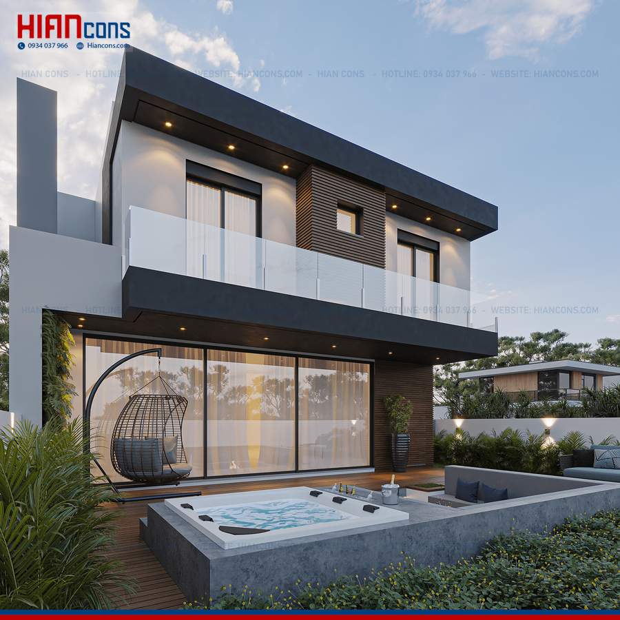 Thiết Kế Biệt Thự Hiện Đại 3 Tầng