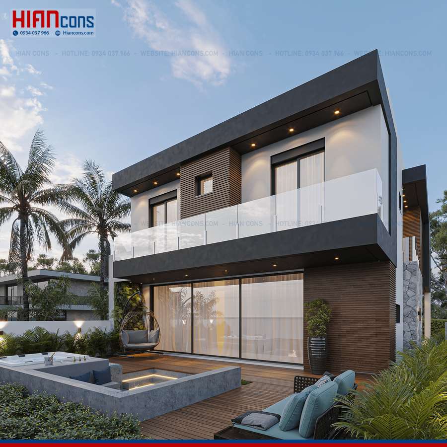 Thiết Kế Biệt Thự Hiện Đại 3 Tầng