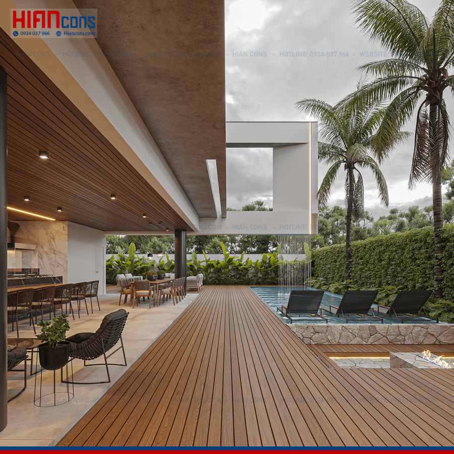 Thi Công Biệt Thự Hiện Đại 3 Tầng