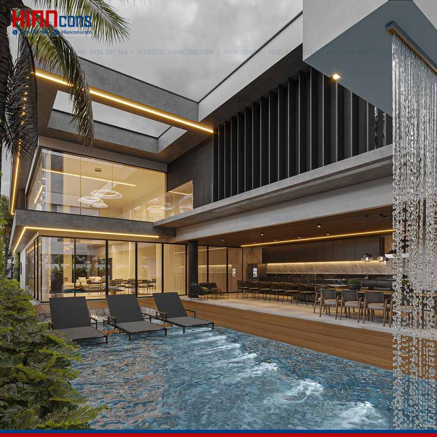 Thi Công Biệt Thự Hiện Đại 3 Tầng