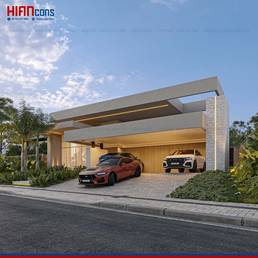 Báo Giá Biệt Thự Hiện Đại 3 Tầng