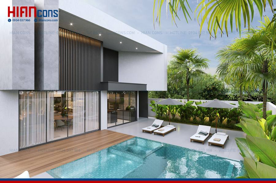 Biệt Thự Hiện Đại 3 Phòng Ngủ