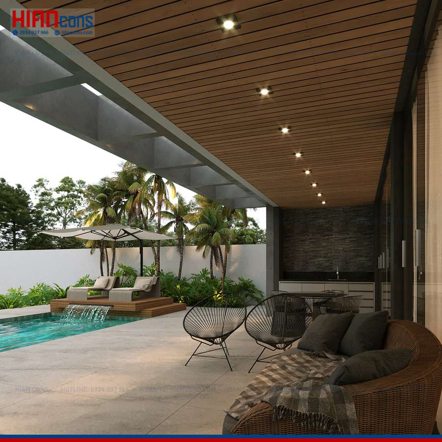 Thiết Kế Biệt Thự Hiện Đại 3 Phòng Ngủ