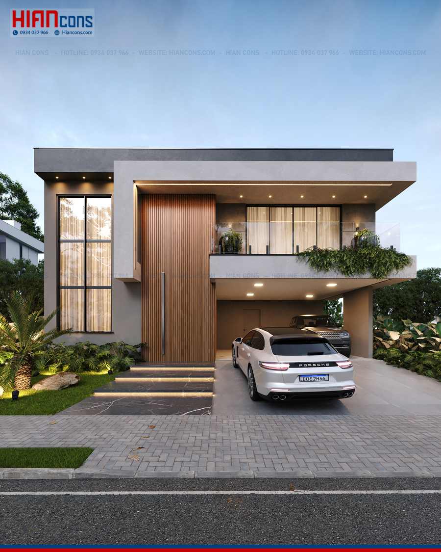 Báo Giá Biệt Thự Hiện Đại 3 Phòng Ngủ