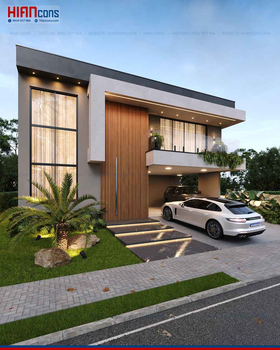 Báo Giá Biệt Thự Hiện Đại 3 Phòng Ngủ