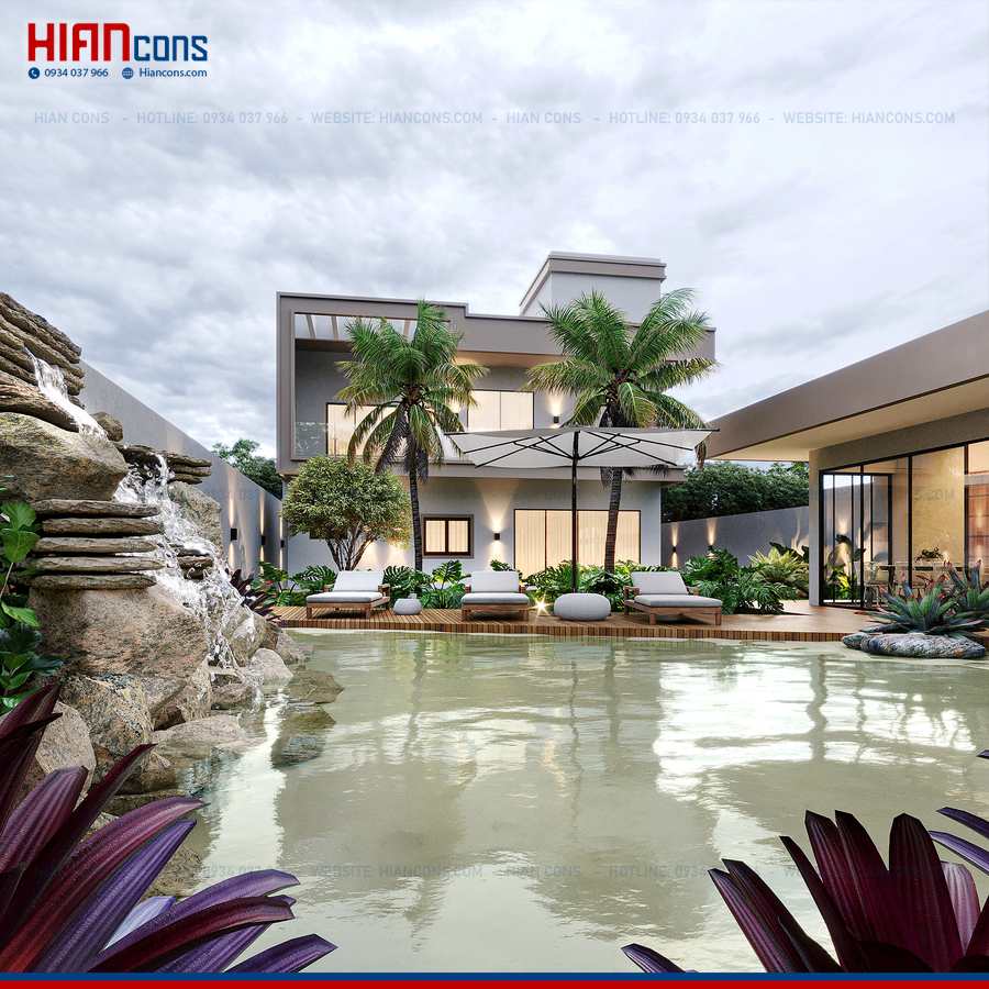 Báo Giá Biệt Thự Hiện Đại 4 Phòng Ngủ