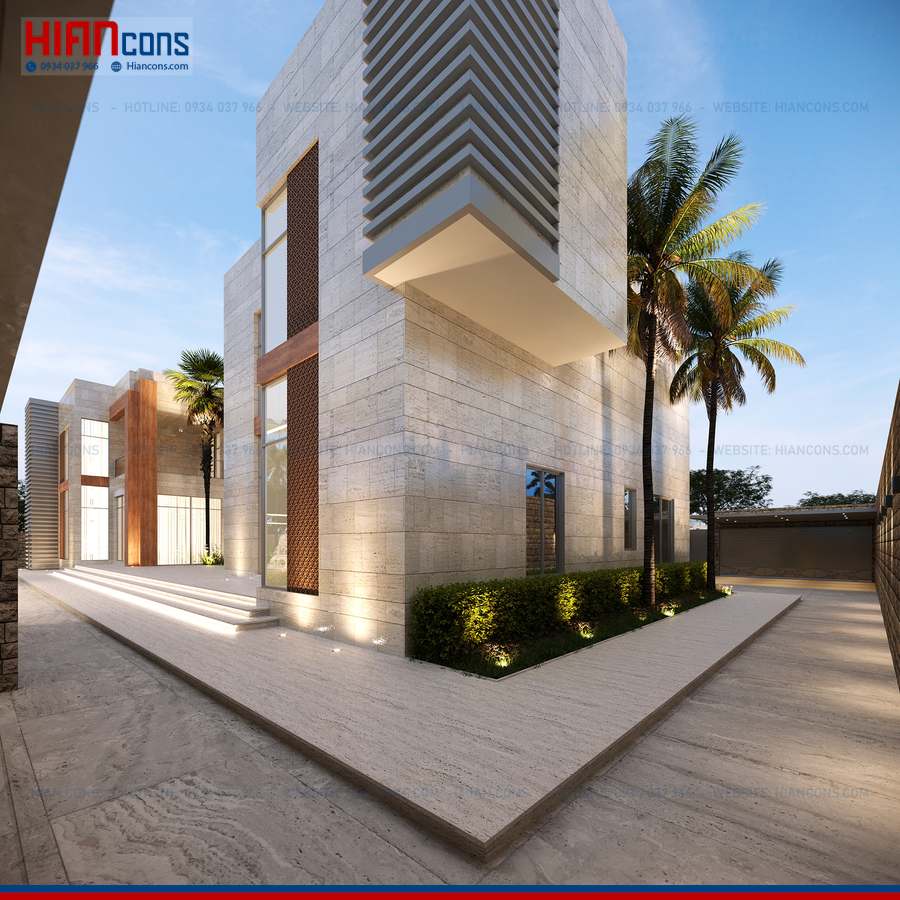 Biệt Thự Hiện Đại 5 Phòng Ngủ