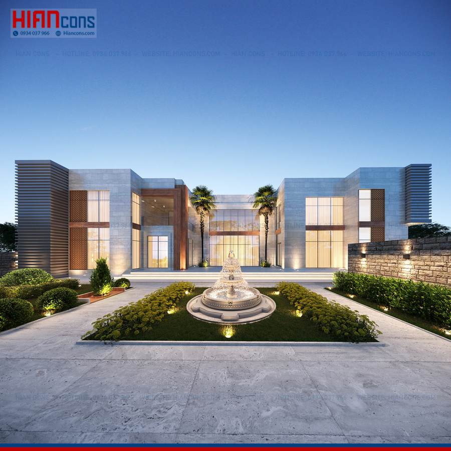 Biệt Thự Hiện Đại 5 Phòng Ngủ