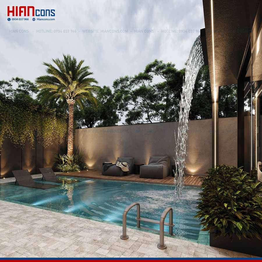 Thiết Kế Biệt Thự Hiện Đại 5 Phòng Ngủ