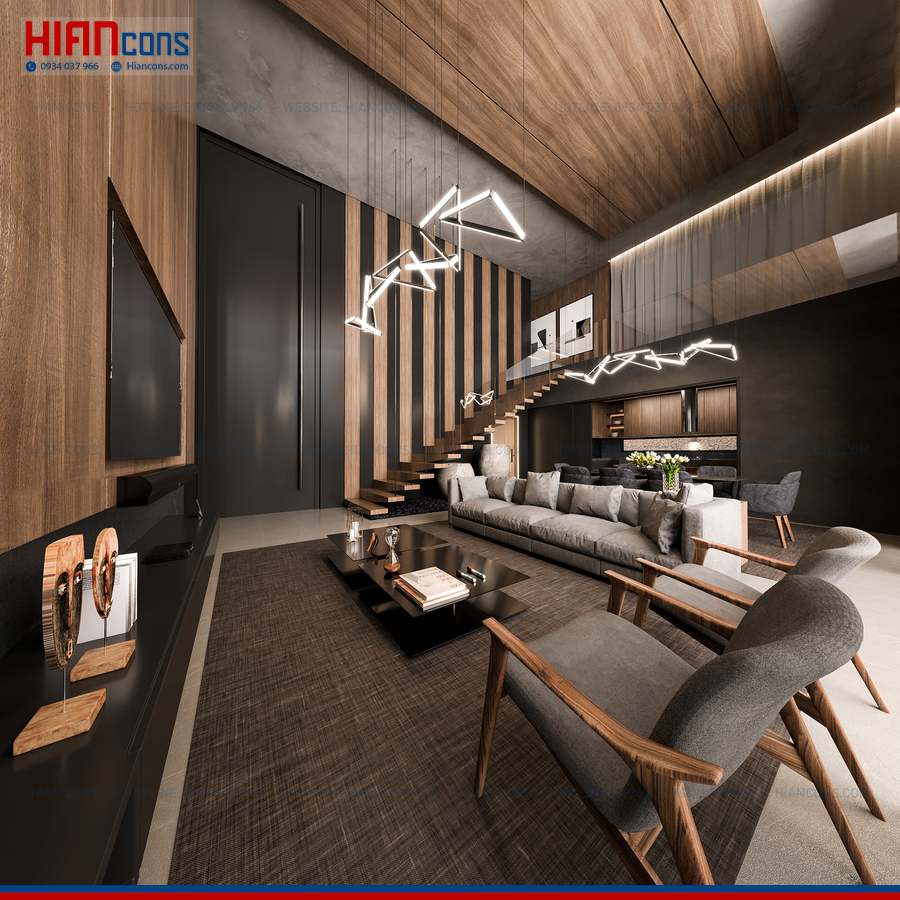 Thi Công Biệt Thự Hiện Đại 5 Phòng Ngủ