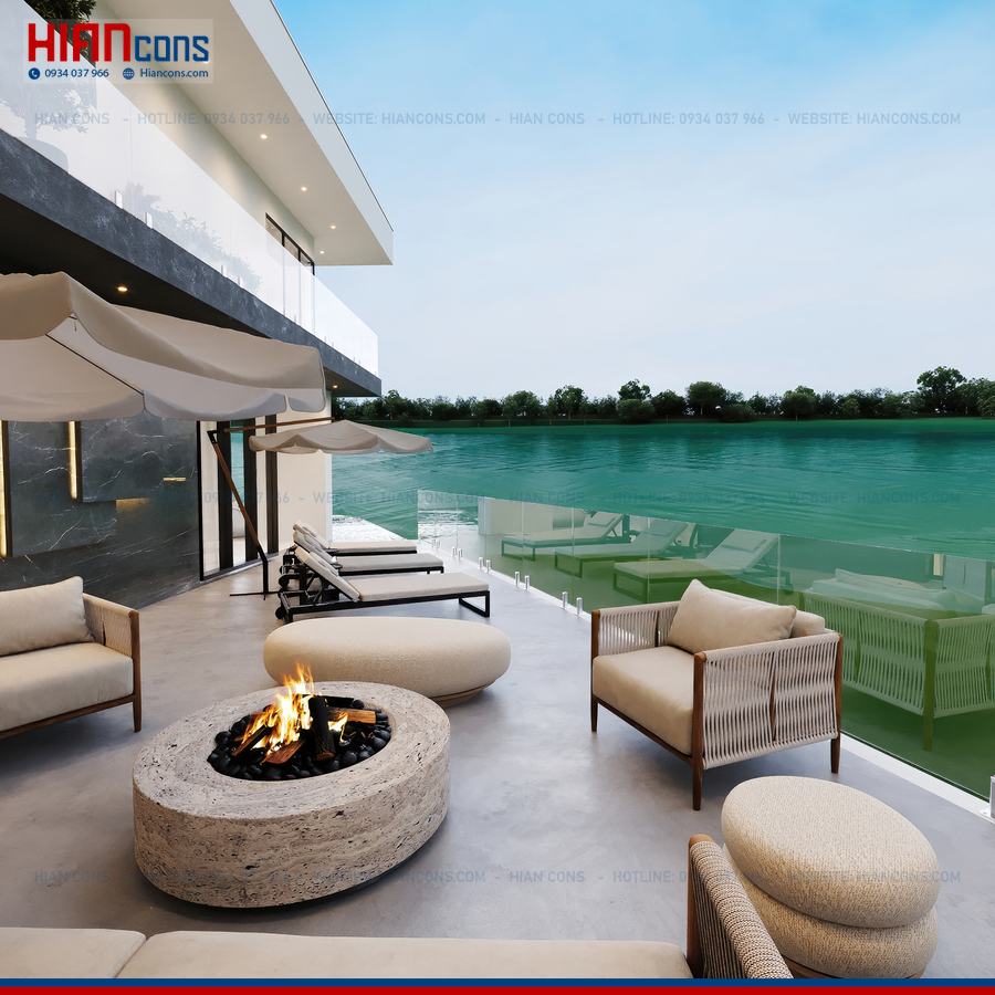Báo Giá Biệt Thự Hiện Đại 5 Phòng Ngủ