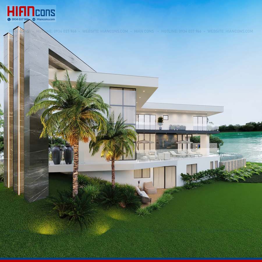 Báo Giá Biệt Thự Hiện Đại 5 Phòng Ngủ