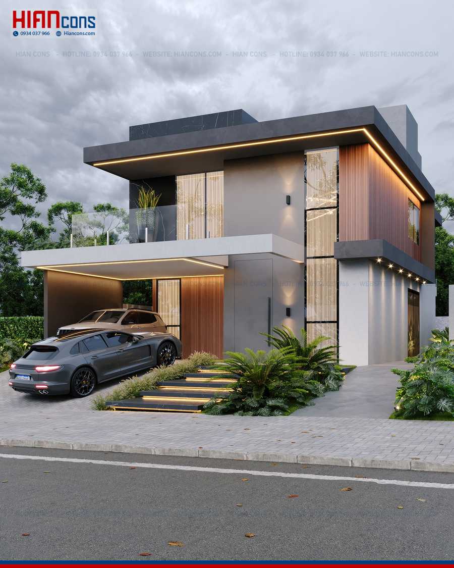 Biệt Thự Hiện Đại 6 Phòng Ngủ