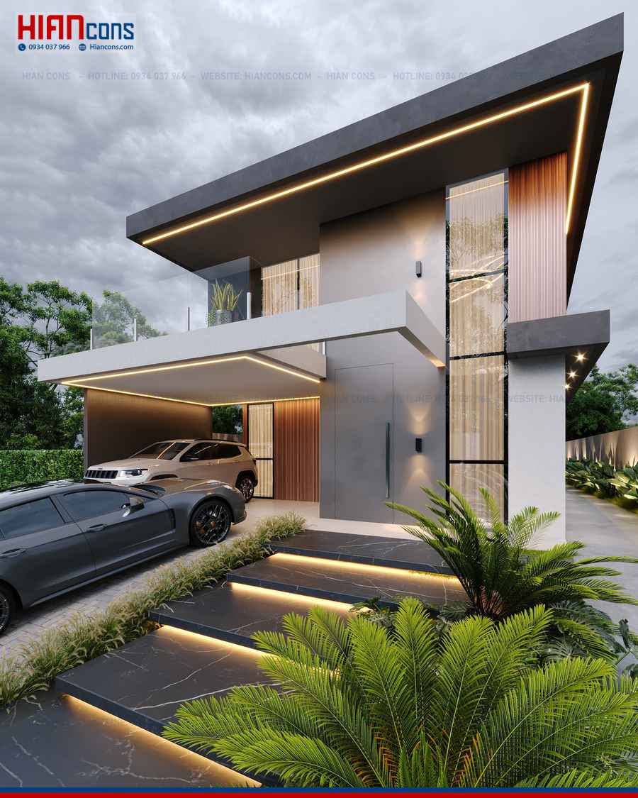 Biệt Thự Hiện Đại 6 Phòng Ngủ