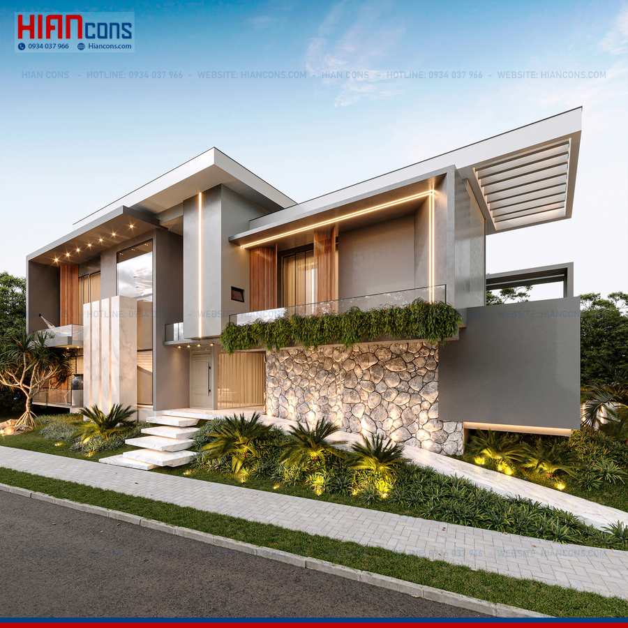 Biệt Thự Hiện Đại Có Hồ Bơi