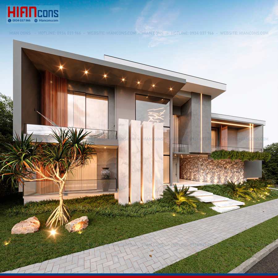 Biệt Thự Hiện Đại Có Hồ Bơi