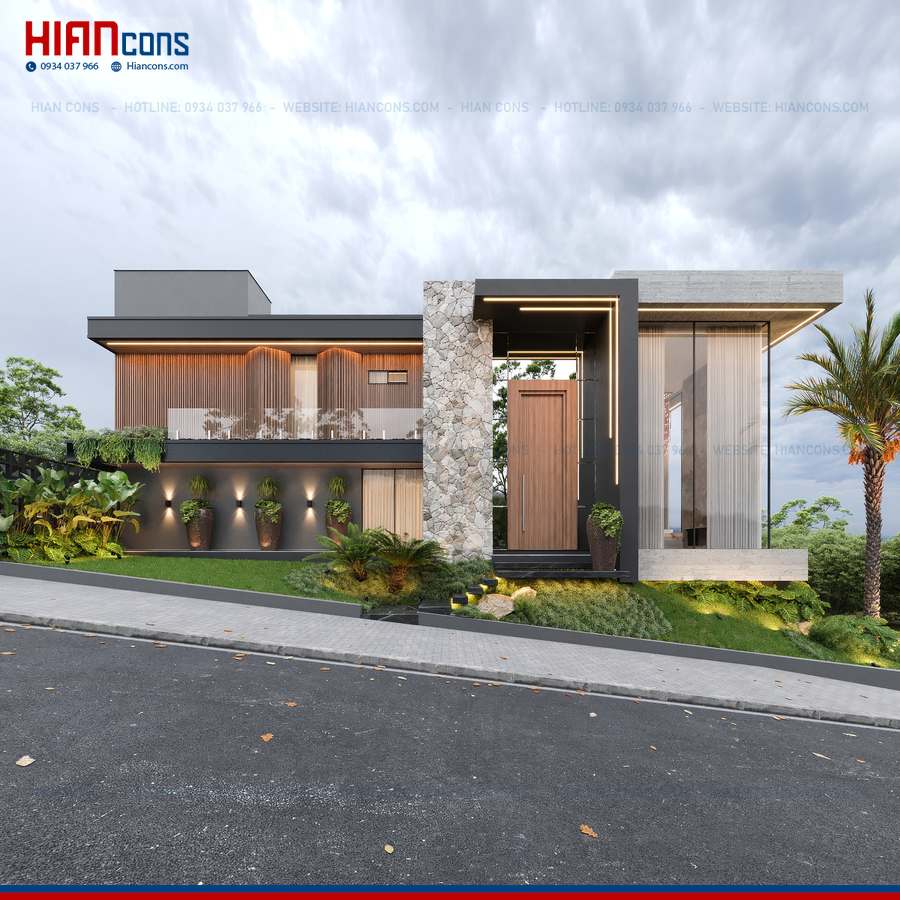 Thiết Kế Biệt Thự Hiện Đại Có Hồ Bơi