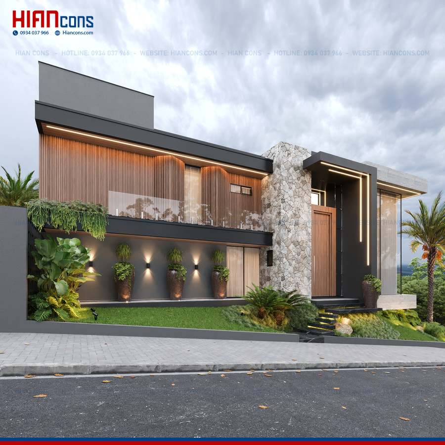 Thiết Kế Biệt Thự Hiện Đại Có Hồ Bơi