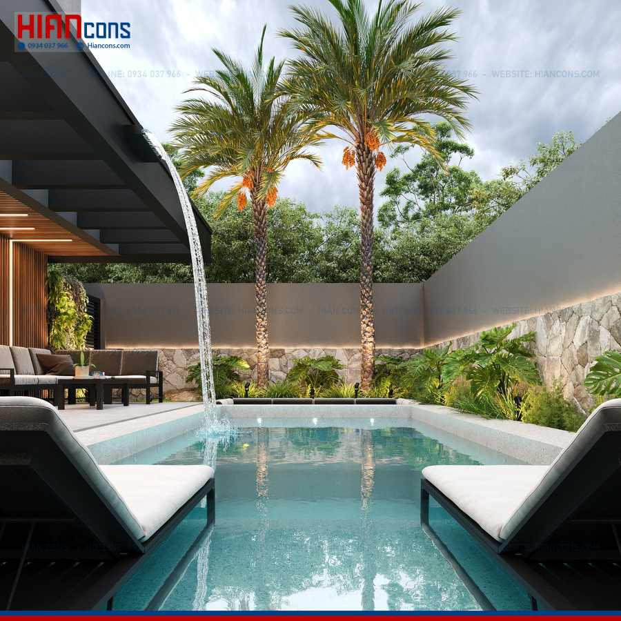 Thiết Kế Biệt Thự Hiện Đại Có Hồ Bơi