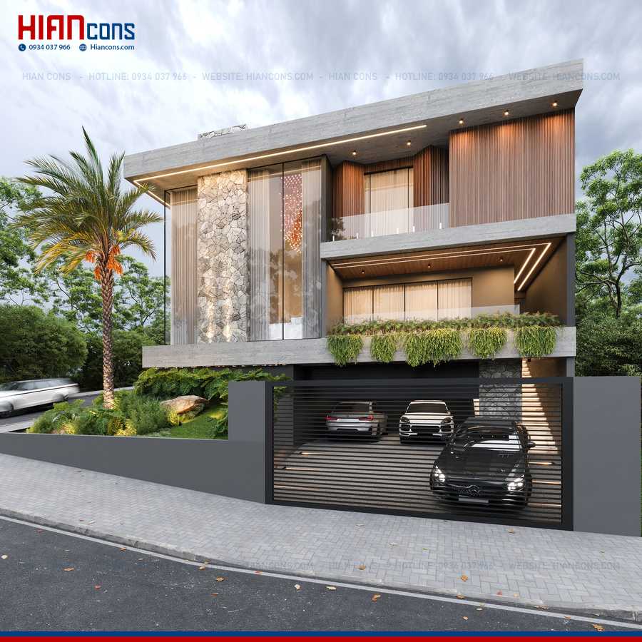 Thiết Kế Biệt Thự Hiện Đại Có Hồ Bơi