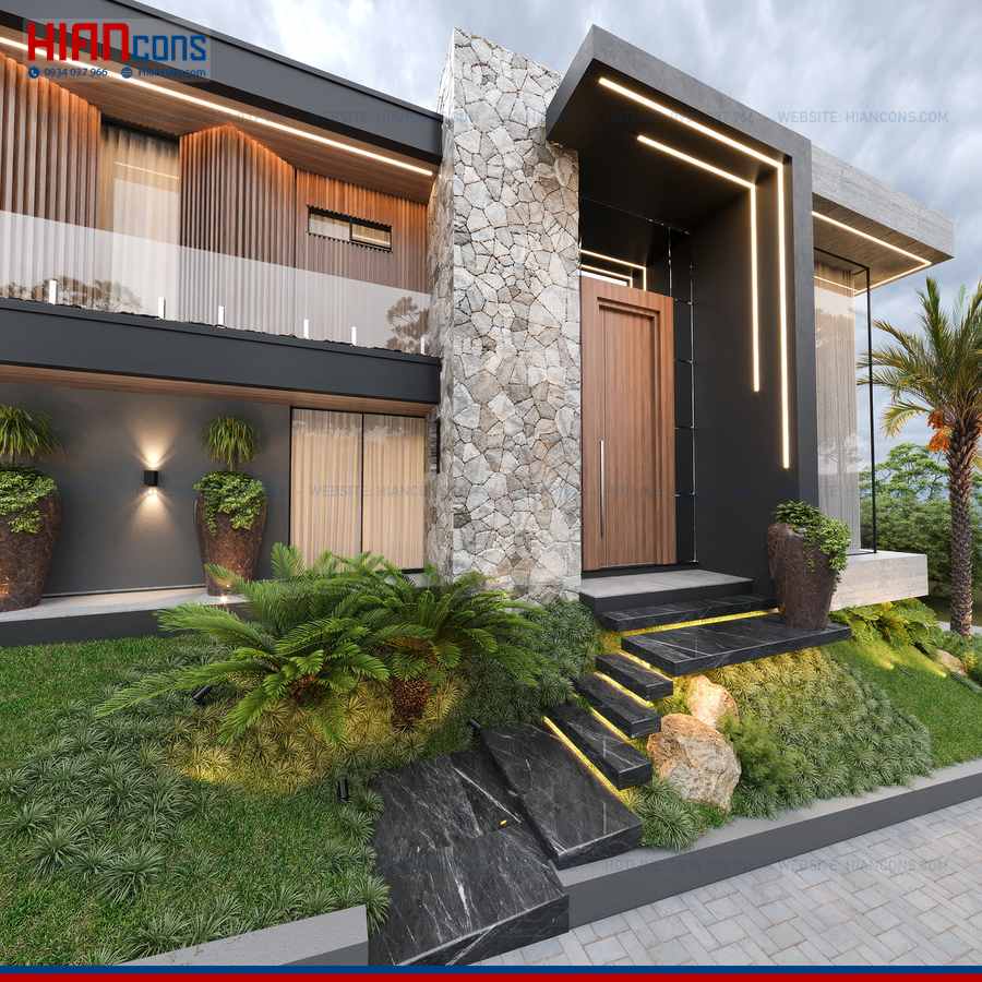 Thiết Kế Biệt Thự Hiện Đại Có Hồ Bơi