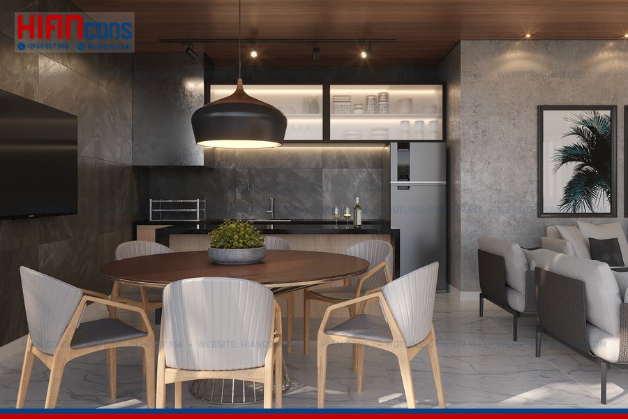 Thi Công Biệt Thự Hiện Đại Có Sảnh Lớn