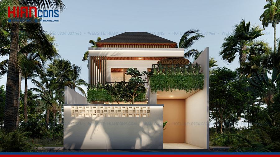 Thiết Kế Biệt Thự Hiện Đại Sân Vườn
