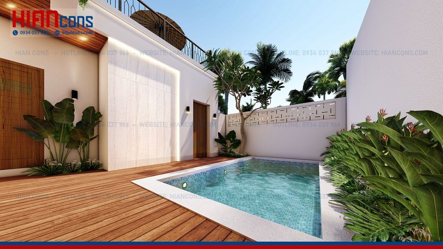 Thiết Kế Biệt Thự Hiện Đại Sân Vườn