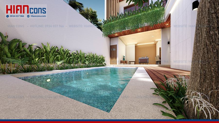 Thiết Kế Biệt Thự Hiện Đại Sân Vườn
