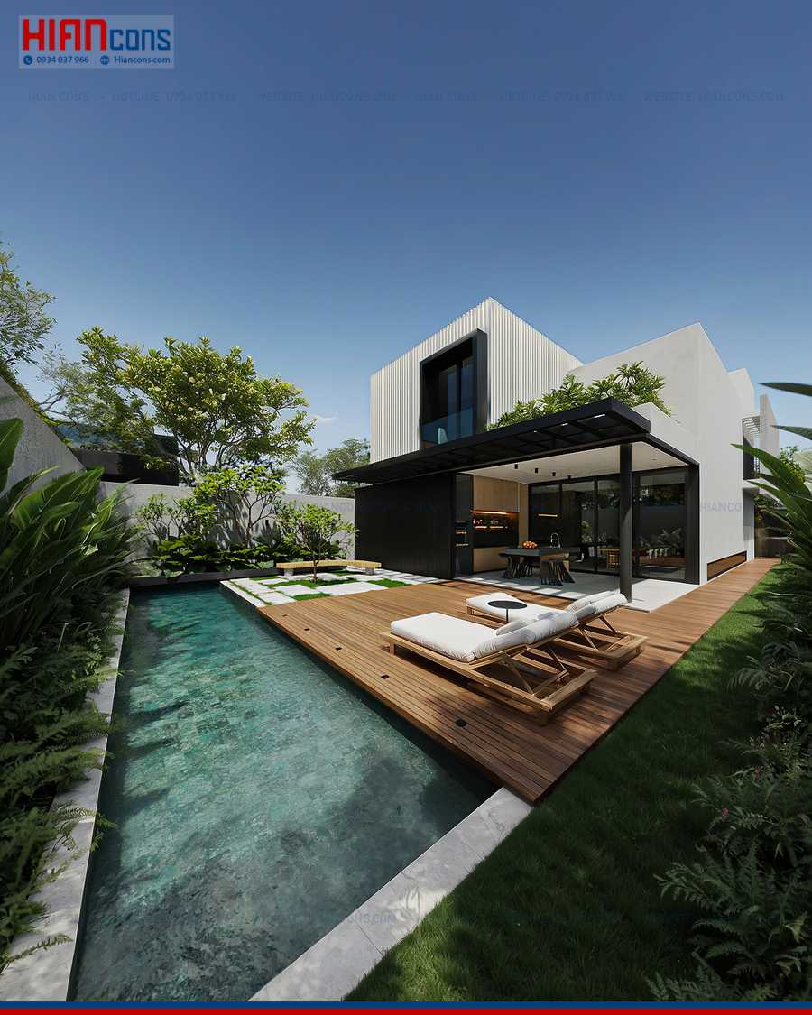 Biệt Thự Hiện Đại Nghỉ Dưỡng
