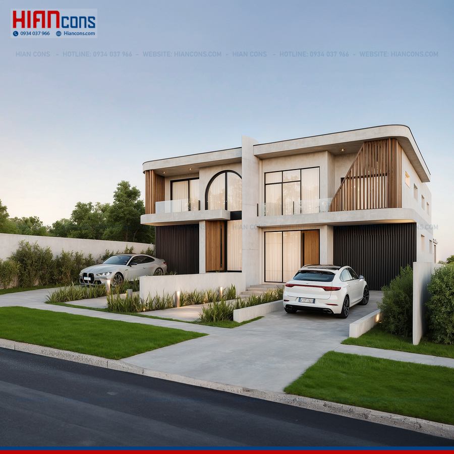 Thiết Kế Biệt Thự Hiện Đại Nghỉ Dưỡng