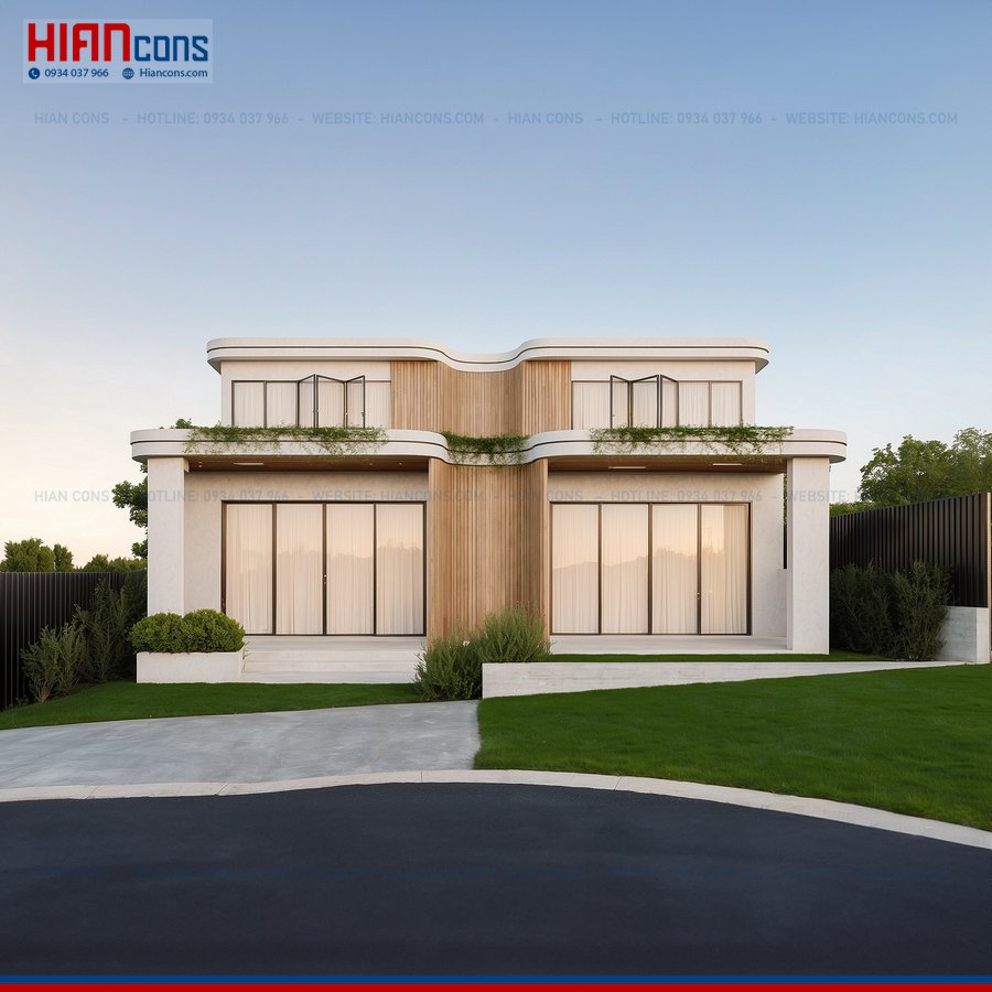 Thiết Kế Biệt Thự Hiện Đại Nghỉ Dưỡng