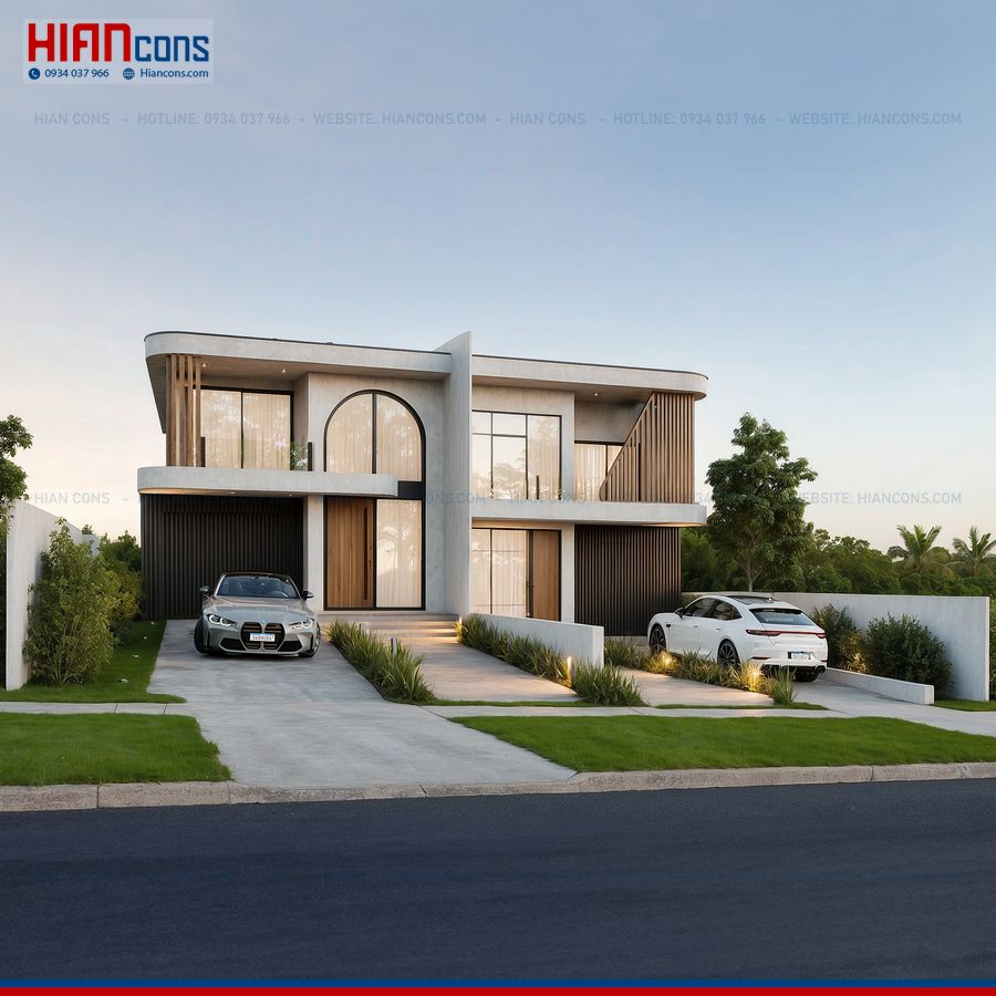 Thiết Kế Biệt Thự Hiện Đại Nghỉ Dưỡng